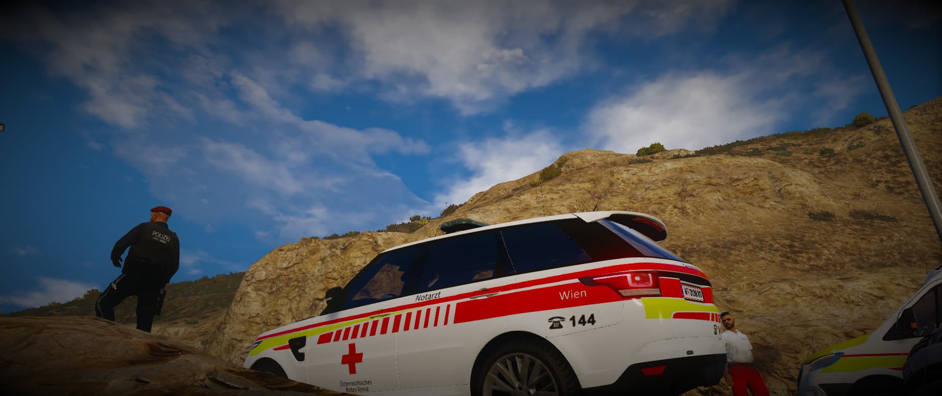 SchockLifeRP V1, Einsatz in den Bergen — Originalscreenshot aus dem privaten Archiv
