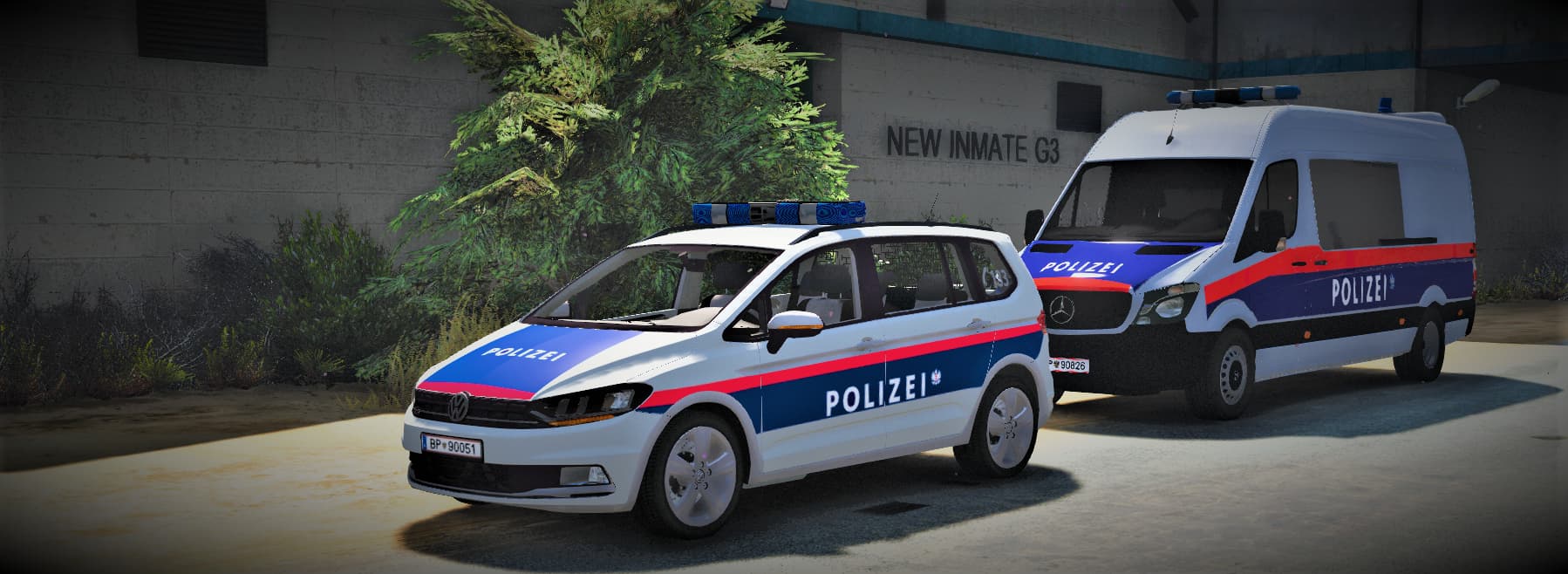 SchockLifeRP V1, Gefangenentransport der Polizei — Originalscreenshot aus dem privaten Archiv