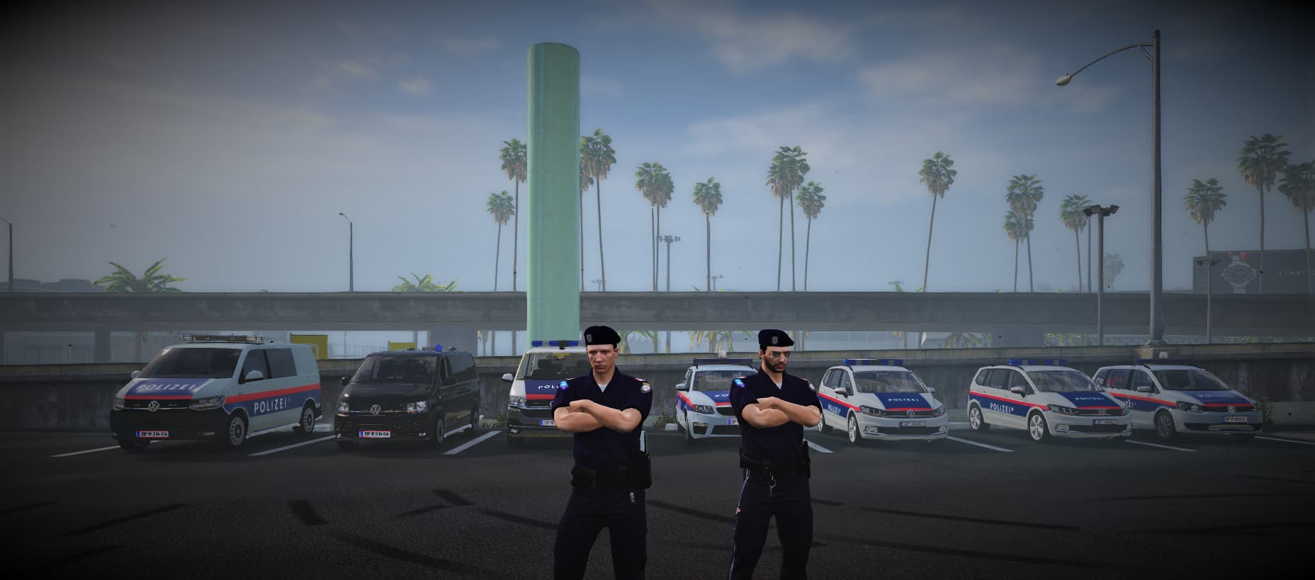 SchockLifeRP V1, Polizeifuhrpark — Originalscreenshot aus dem privaten Archiv