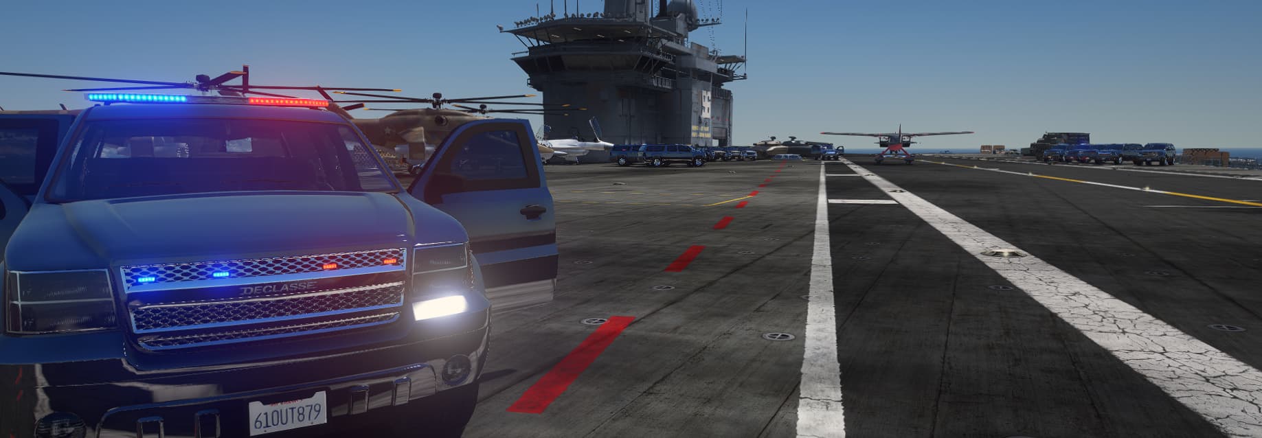 SchockLifeRP V2, Flugzeugträger in der Übersicht — Originalscreenshot aus dem privaten Archiv