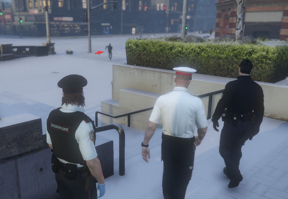 SchockLifeRP V3, Winterszene — Originalscreenshot aus dem privaten Archiv