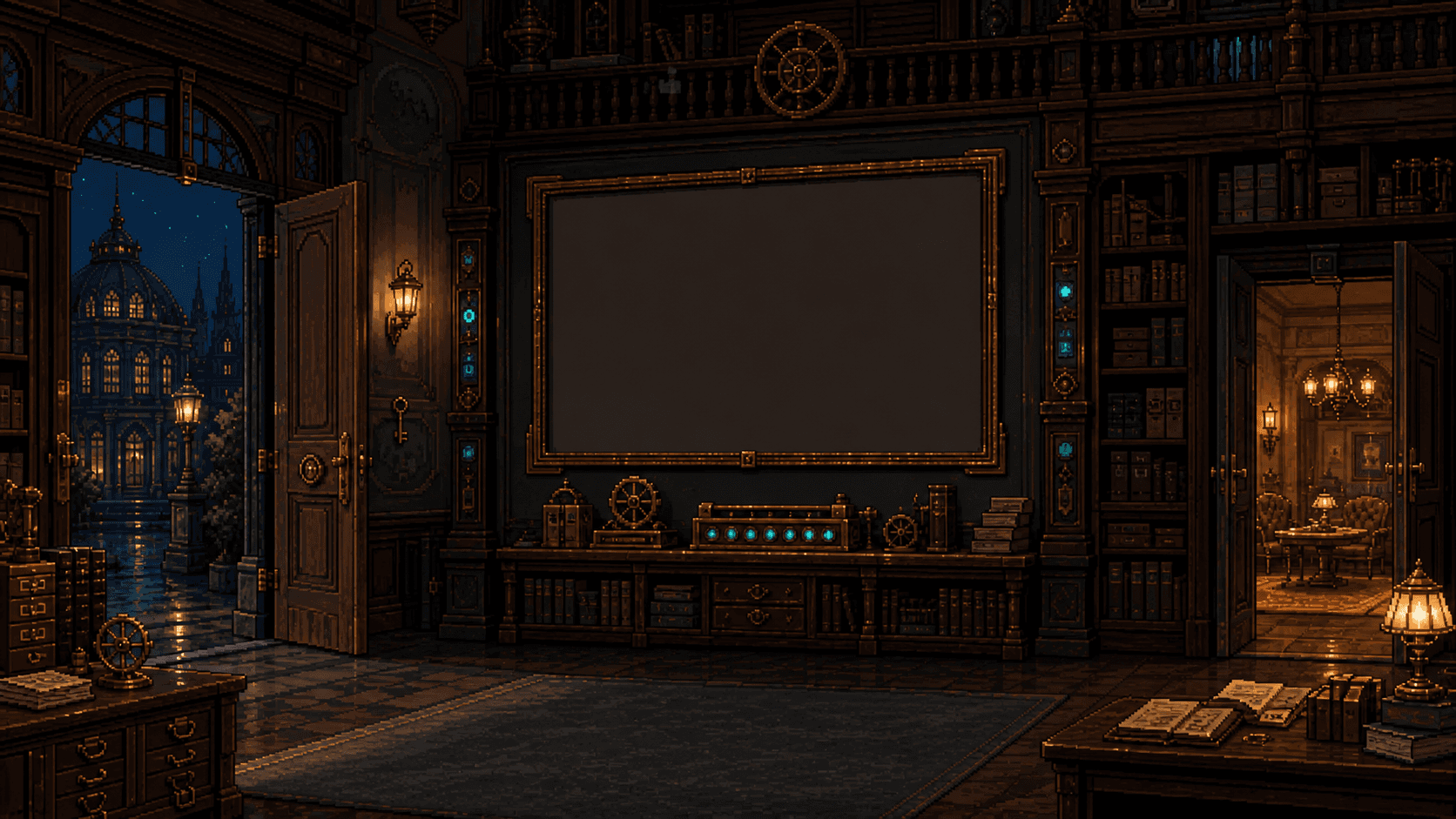 Illustration zum Ende des FiveM-Servers im Oktober 2021: ein erloschenes Bannerlicht in dunklem Stein.